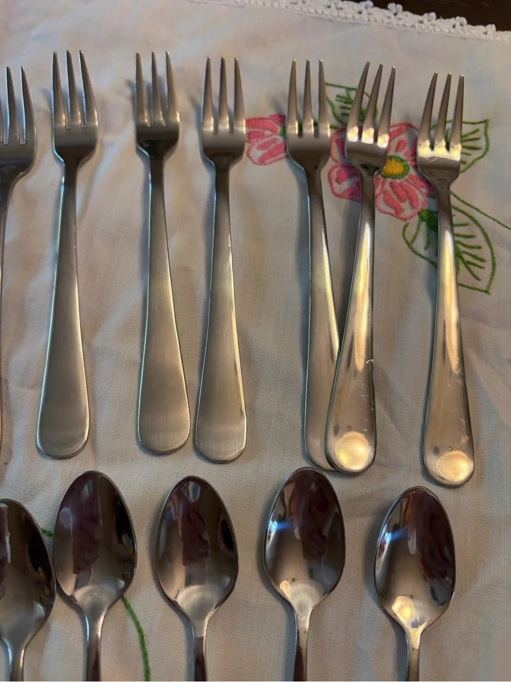 World Flatware Cocktail Forks and Spoons Huge Lot!